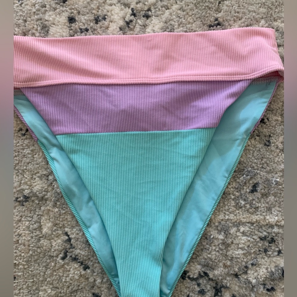 Beach riot colorblick bikini bottom large